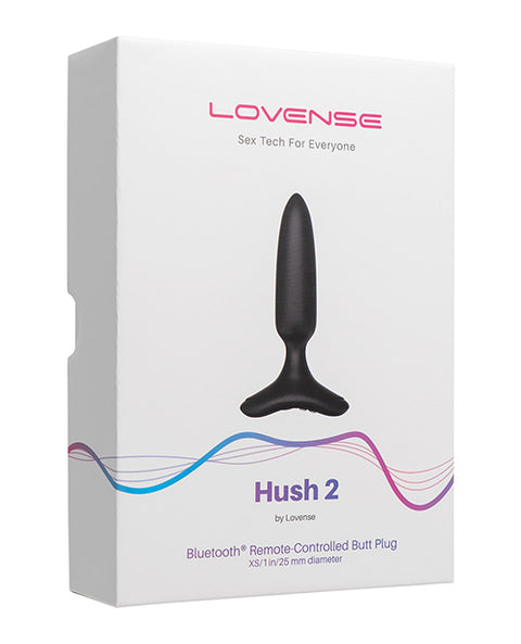 Lovense Hush 2 - App-Compatible Butt Plug  - 1 in.
