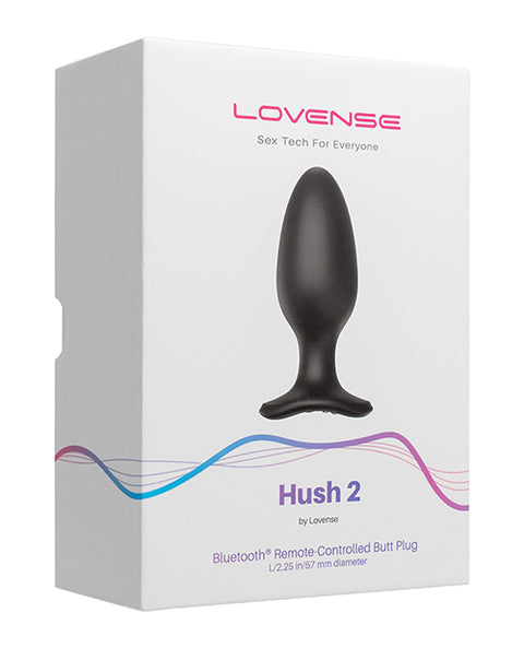 Lovense Hush 2 - App-Compatible Butt Plug - 2.25 in.