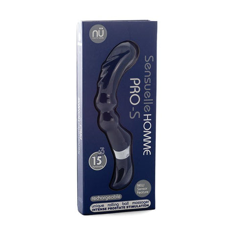 Nu Sensuelle Homme Pro S Prostate Massager - Navy Blue