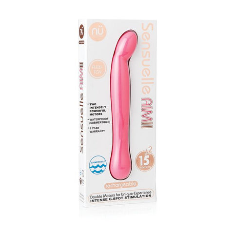 Nu Sensuelle Aimii Rechargeable Silicone G-Spot Vibrator - Pink