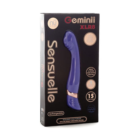 Nu Sensuelle Geminii XLR8 Turbo Boost G Spot