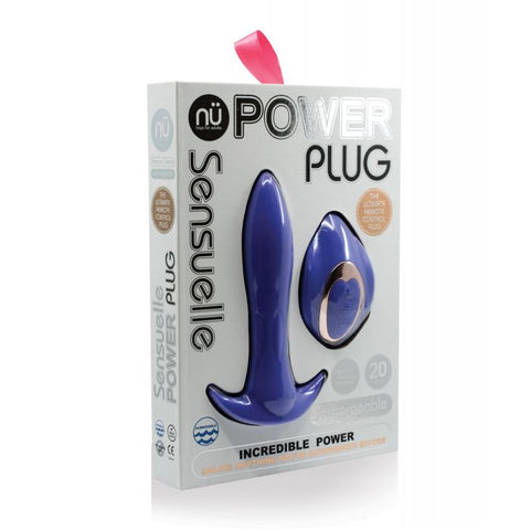 Nu Sensuelle Power Plug 20 Function Remote Control Butt Plug