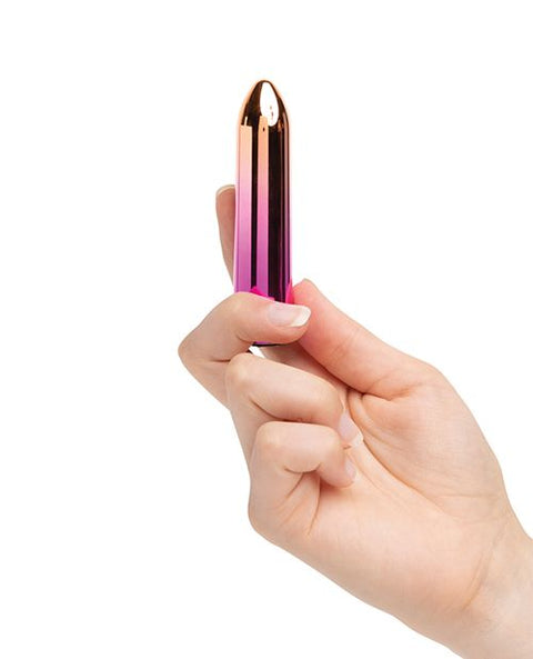 Nu Sensuelle Aluminium Point Rechargeable Warming Bullet - Multicolor Vibrators