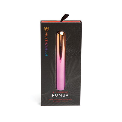 Nu Sensuelle Aluminium Rumba Rechargeable Warming Bullet - Multicolor