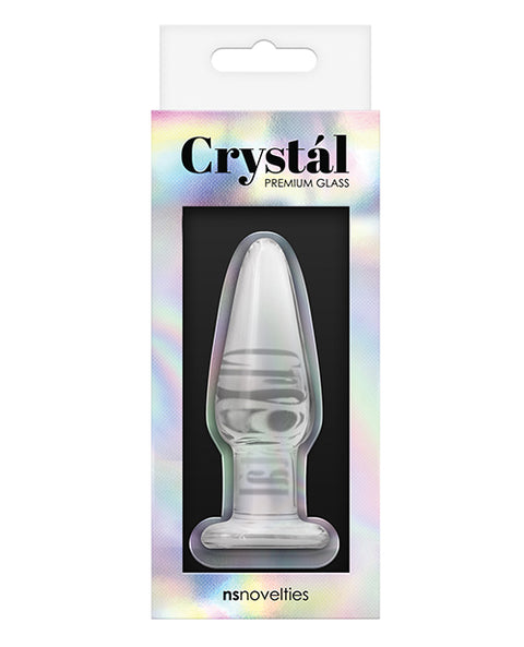 Crystal Tapered Plug Small - Clear