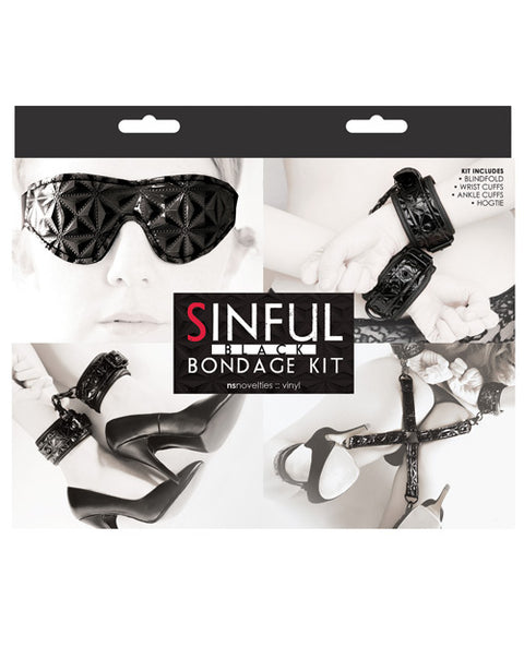 Sinful Bondage Kit - Black
