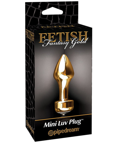 Fetish Fantasy Gold Mini Luv Plug - Gold