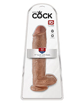 King Cock Dildo with Balls 11in