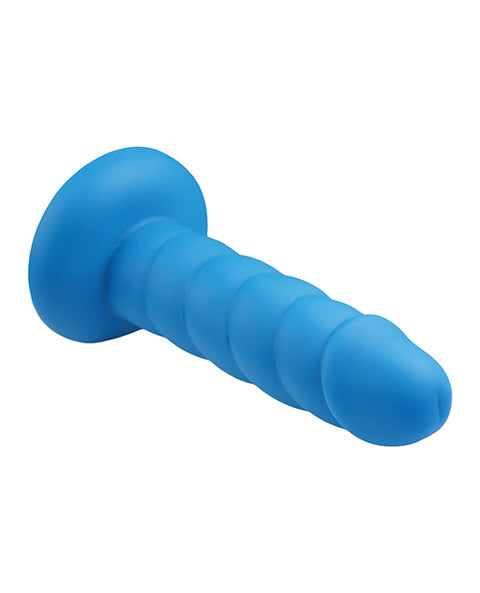 Rock Candy Suga Daddy 5.5" Silicone Dildo - Blue