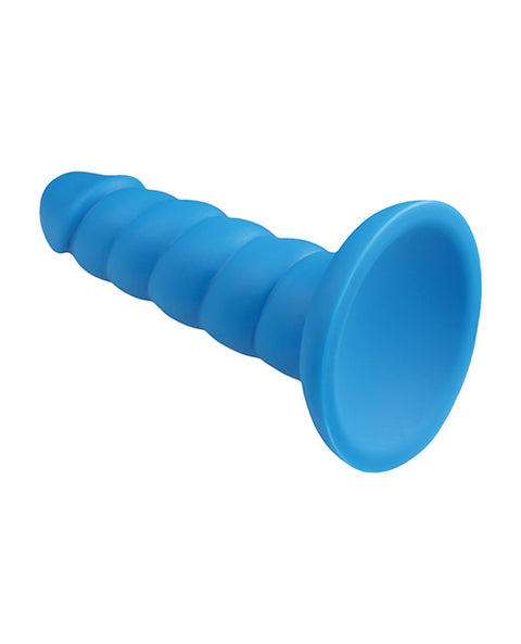 Rock Candy Suga Daddy 5.5" Silicone Dildo - Blue