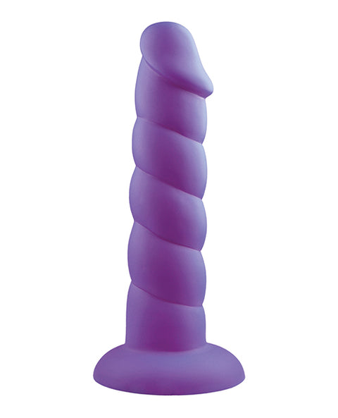 Rock Candy Suga Daddy 8" Silicone Dildo - Purple