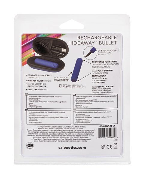 Rechargeable Hideaway Bullet