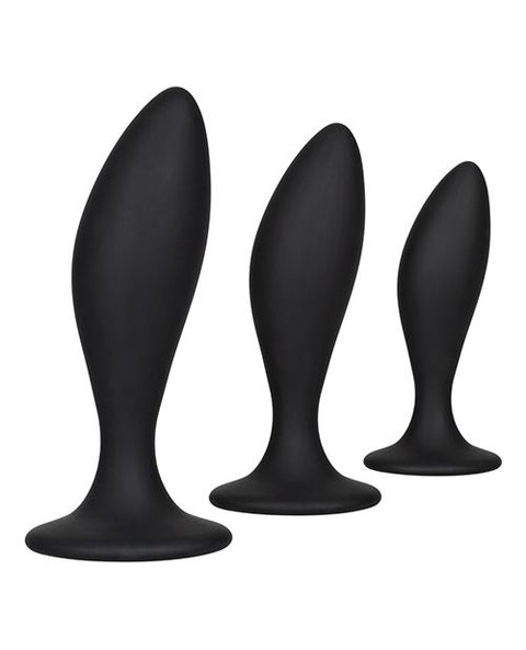 Silicone Anal Curve Kit - Black