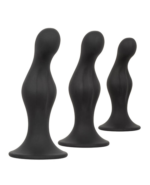 Silicone Anal Ripple Kit - Black