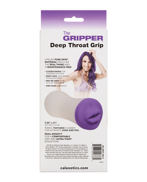 The Gripper Deep Throat Grip - Purple