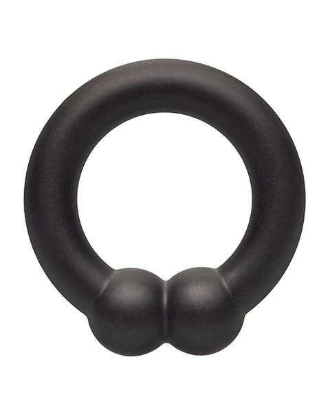 Alpha Liquid Silicone Muscle Ring - Black Penis Enhancement