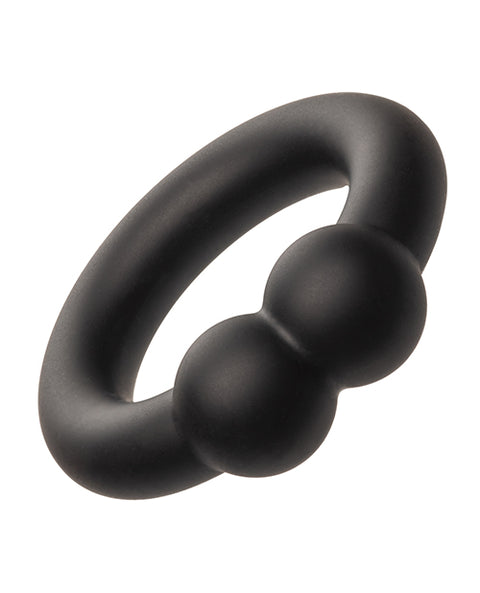 Alpha Liquid Silicone Muscle Ring - Black Penis Enhancement