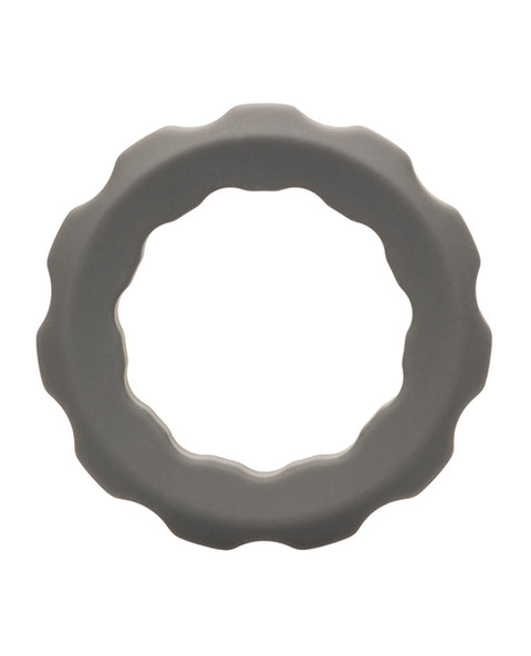 Alpha Liquid Silicone Erect Ring - Grey Penis Enhancement
