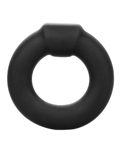 Alpha Liquid Silicone Optimum Ring - Black Penis Enhancement