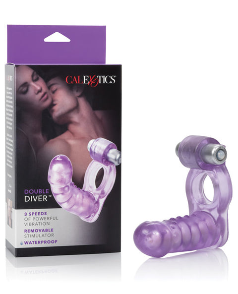 Double Diver Vibrating Enhancer w/Flexible Penetrator