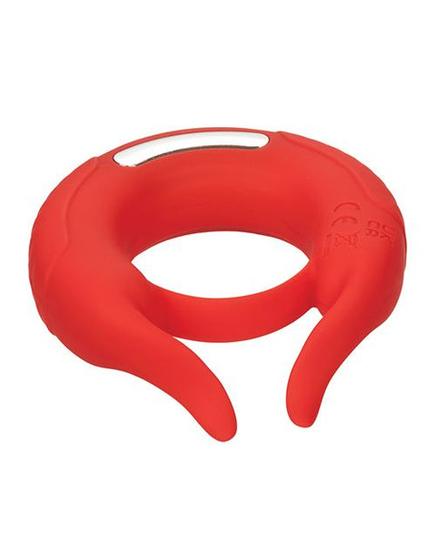 Silicone Rechargeable Taurus Enhancer - Red