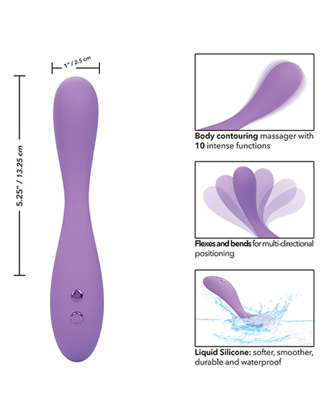 Contour Demi Flexible Massager - Purple Vibrators