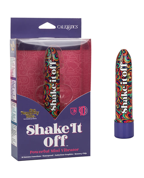 Naughty Bits Shake It Off Powerful Mini Vibrator - Multi Color Vibrators