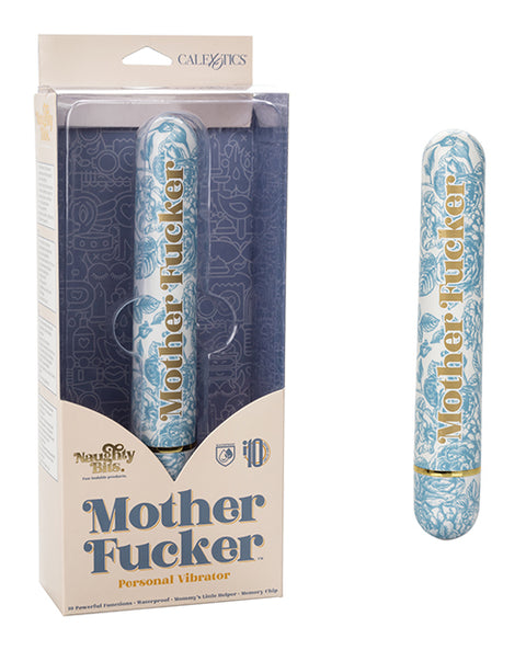 Naughty Bits Mother Fucker Personal Vibrator - Blue