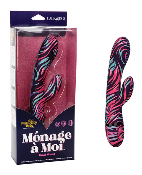 Naughty Bits Ménage à Moi Dual Wand - Multi Color