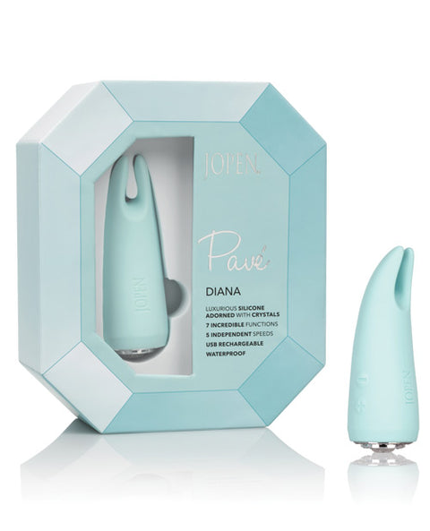 Jopen Pave Compact Dual Teaser Massager w/Crystal - Diana