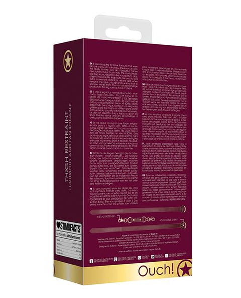 Shots Ouch Halo Thigh Cuffs - Bondage & Restraints