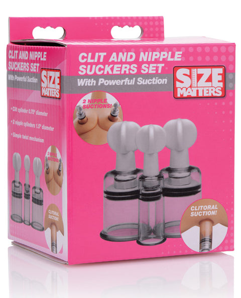 Size Matters Clit & Nipple Suckers Set