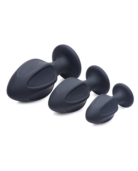 Master Series Triple Juicers Silicone Anal Trainer Set - Black