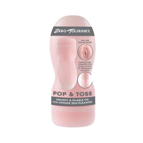 Zero Tolerance Pop & Toss Stroker - Light