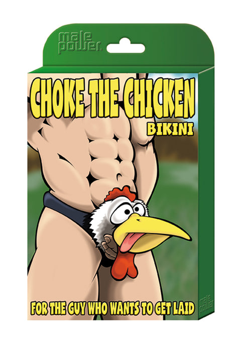 Male Power Choke the Chicken Bikini One Size Black