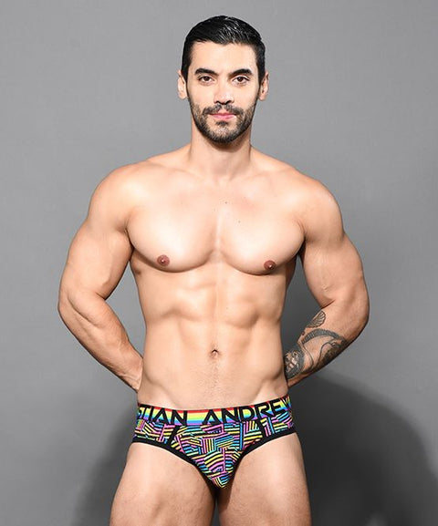 Retro Pride Mesh Brief w/ Almost Naked Menswear